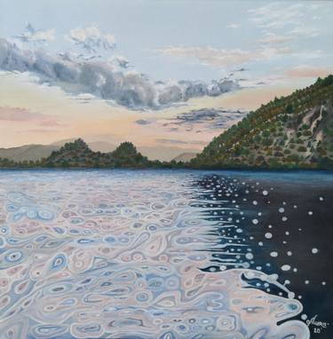 Original Impressionism Seascape Paintings by Ausra Manamangas