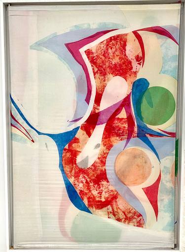 Original Abstract Landscape Printmaking by Janine Saul