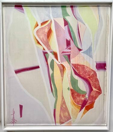 Original Abstract Nature Printmaking by Janine Saul