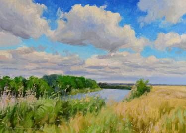 Original Classicism Landscape Paintings by Ruslan Kiprych