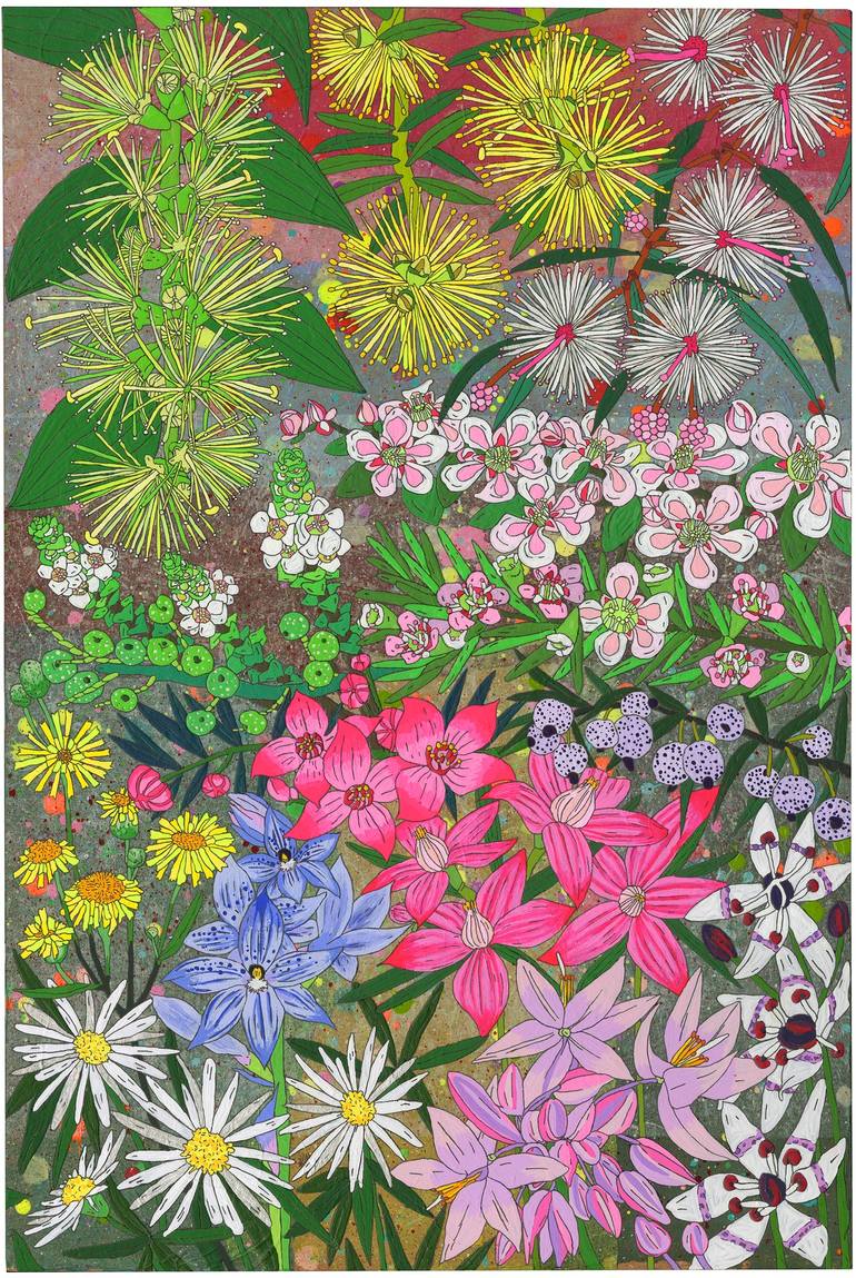 Original Contemporary Floral Paintings by Sarah Beetson