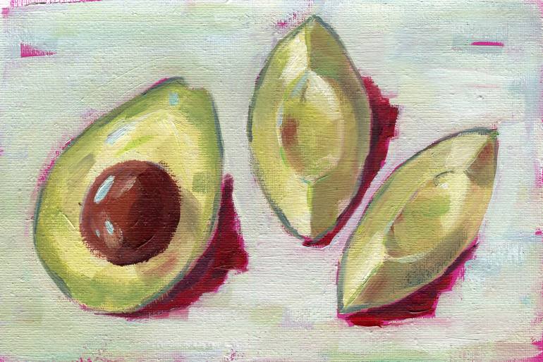 Print of Color Field Painting Still Life Paintings by Anna Rudko
