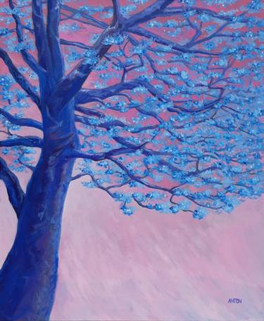 Original Expressionism Tree Paintings by Anton Paul Patrick Stürtzer