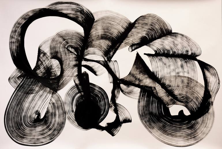 Original Art Deco Abstract Paintings by Alan Toledano