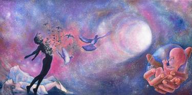 Original Figurative Light Paintings by Miglena Grancharova