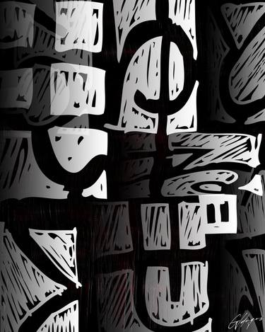 Original Art Deco Abstract Mixed Media by º Goldengenes º
