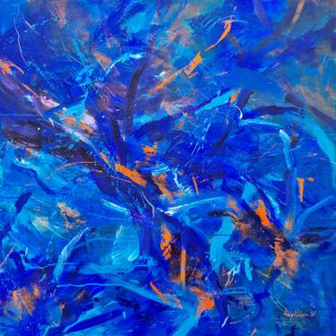 Original Abstract Expressionism Abstract Painting by Maryana Bryukhanova