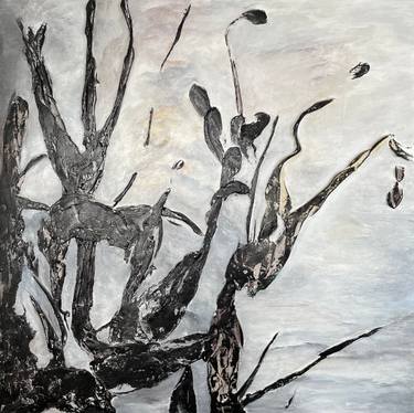 Original Abstract Expressionism Abstract Mixed Media by Irina Ges