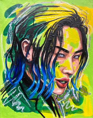 Original Pop Art Portrait Paintings by Kate Revill