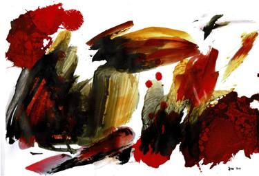 Original Abstract Garden Drawings by Friedrich Zettl