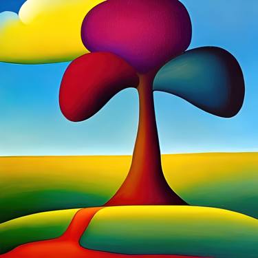 Original Art Deco Nature Digital by Patricia Antonio