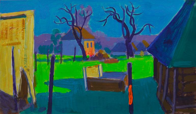 Original Fauvism Landscape Paintings by Mykola Kozlovskyi