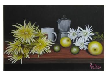 Original Figurative Still Life Paintings by Roberto Pittino