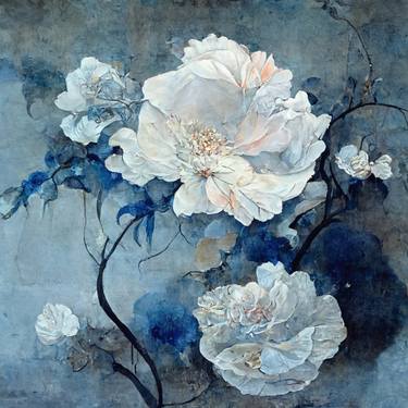 Original Surrealism Floral Digital by Mandy Koorneef