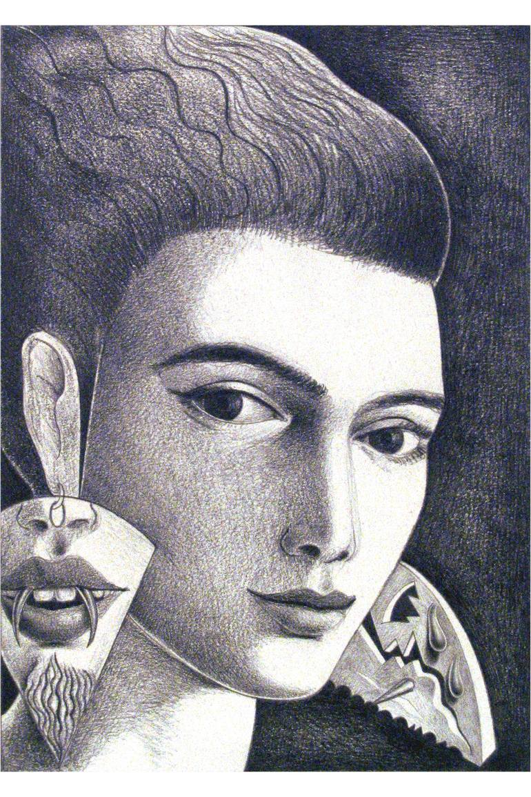 Print of Realism Women Drawings by Michelangelo Janigro