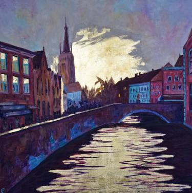 Original Contemporary Architecture Painting by Kate Grishakova