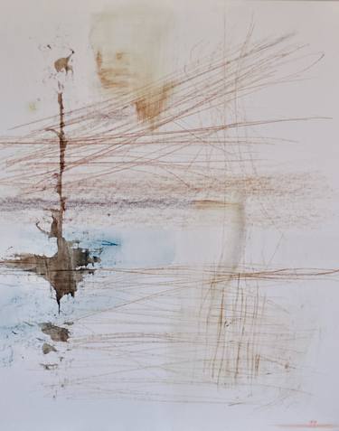 Original Abstract Expressionism Abstract Painting by Gessica Puri