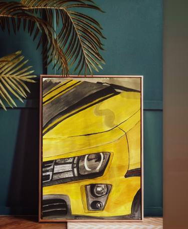 Original Conceptual Car Paintings by Aqsa Ahmad Raja