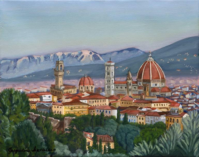 Print of Realism Landscape Paintings by Jacqueline Savaiano