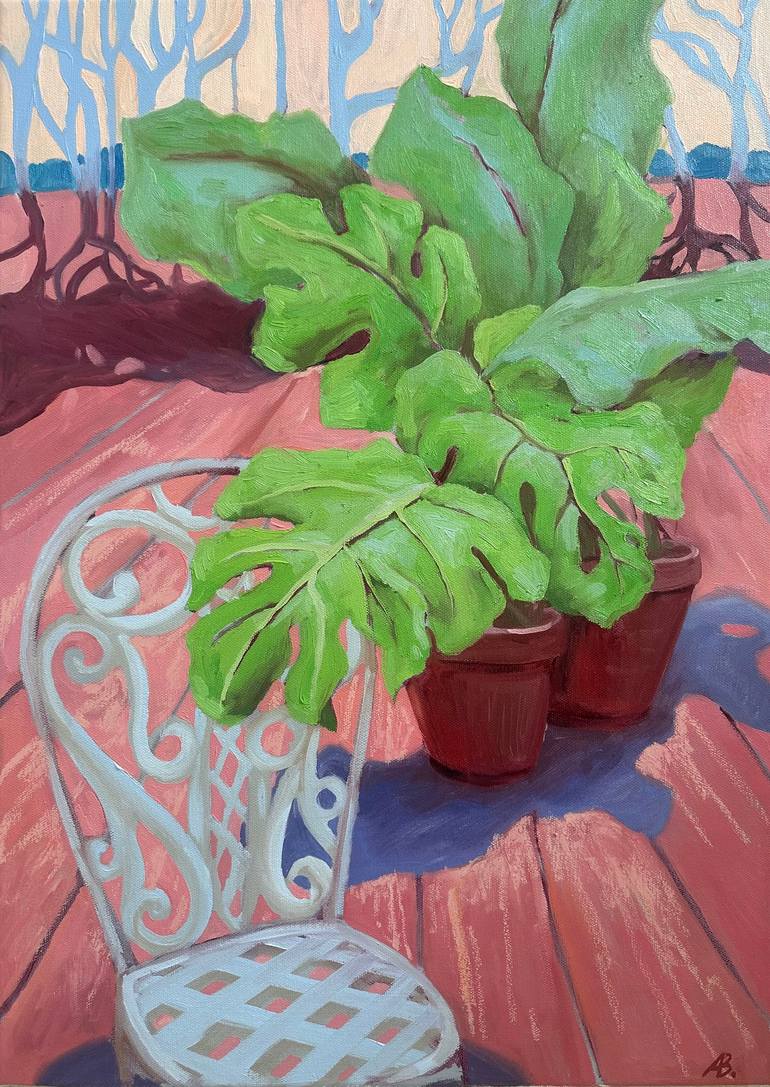 Print of Color Field Painting Nature Paintings by Anna Bogushevskaya