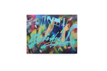 Original Abstract Graffiti Painting by Jared Michael