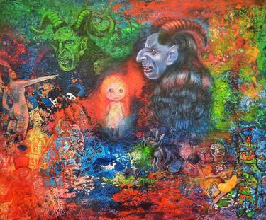 Original Fine Art Classical mythology Paintings by Valery Tatar