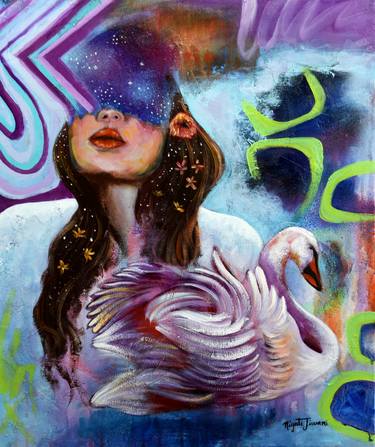 Original Abstract Expressionism Portrait Paintings by Niyati Jiwani