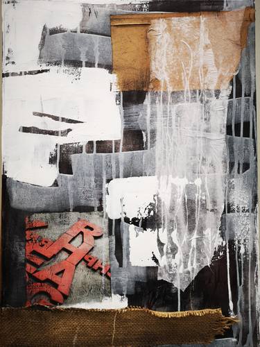 Original Abstract Mixed Media by Doris Maile