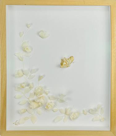Original Contemporary Botanic Sculpture by Lavinia Marin