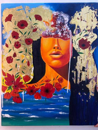 Original Realism Portrait Paintings by Gul-E Lala
