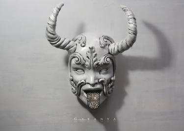 Original Contemporary Fantasy Sculpture by Pamela Ranya