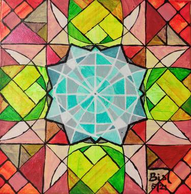 Original Abstract Painting by Bruno Bianchi