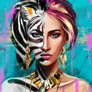 Original Figurative Fantasy Digital by Jafeth Moiane