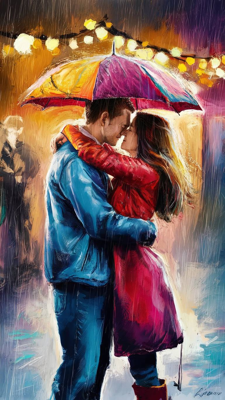 Print of Figurative Love Digital by Jafeth Moiane