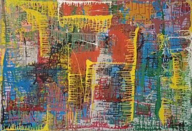 Original Impressionism Abstract Paintings by Jafeth Moiane