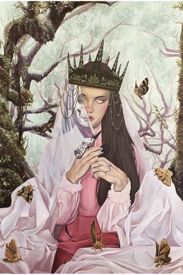 Original Conceptual Portrait Painting by Etery Sidyakina