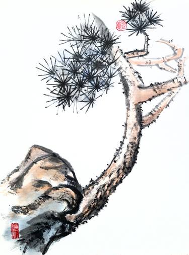 Original Figurative Tree Paintings by Ilana Shechter