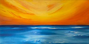 Original Minimalism Beach Paintings by Daria Ceppelli