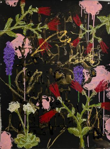 Original Abstract Expressionism Abstract Painting by Sek Onee