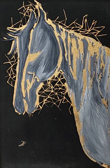Original Abstract Animal Paintings by Narmin Allahwala