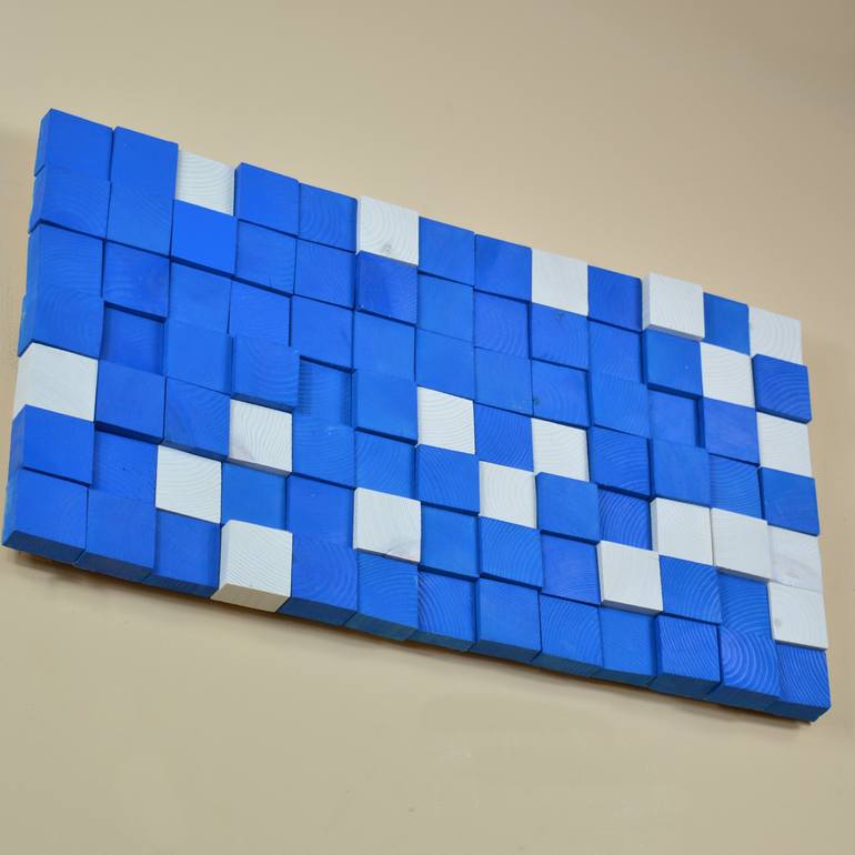 Original Abstract Wall Sculpture by Vasil Krastanov