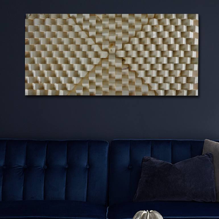 Original Abstract Wall Sculpture by Vasil Krastanov