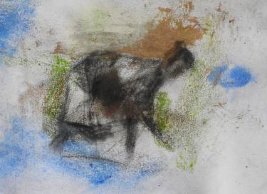 Original Abstract Rural Life Mixed Media by Jenwin Baby