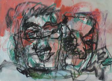 Original Abstract Portrait Paintings by Jenwin Baby