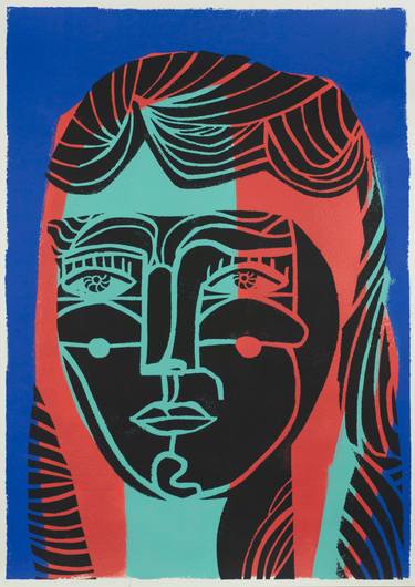 Original Figurative Portrait Printmaking by Aleksandr Biruk