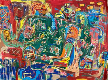 Original Figurative Popular culture Painting by Alfonso Reyes