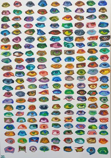 Original Conceptual Abstract Painting by Daria Zaseda