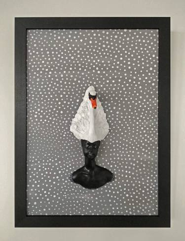 Original Conceptual Pop Culture/Celebrity Mixed Media by Edna Dali