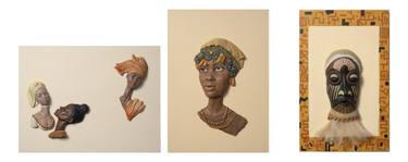 Original Conceptual People Mixed Media by Edna Dali