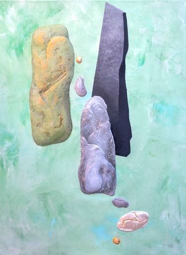 Original Conceptual Abstract Mixed Media by Vitaly Moiseev